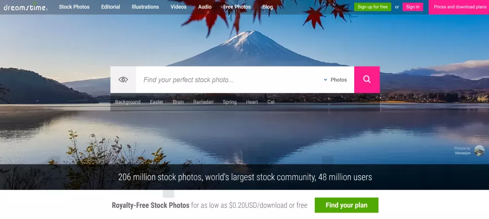 dreamstime фотосток фотобанк