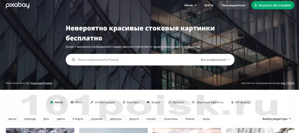 pixabay фотосток фотобанк