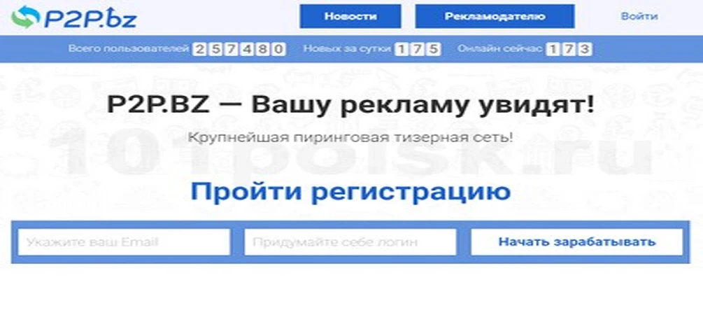 p2p рекламная сеть