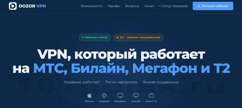 сайт dozor vpn